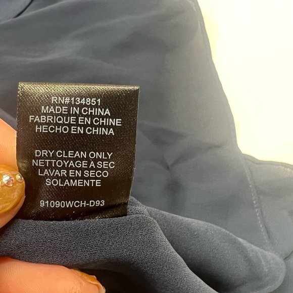 WAYF The Melanie Cowl Neck Gown New With Tags Size Small Navy Blue Bridesmaid - Picture 13 of 15